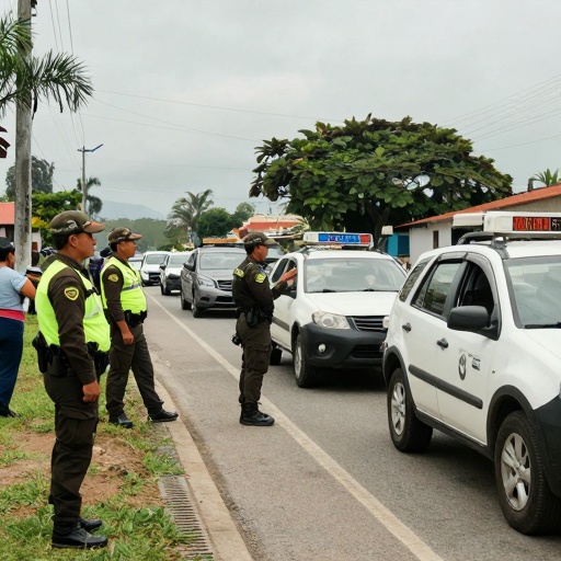 Policía Nacional realiza tres operativos simultáneos en Manabí