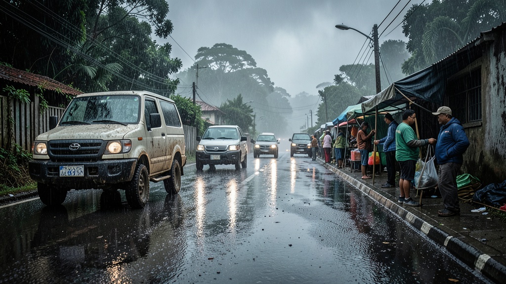 Lluvias y tormentas afectan el clima del 9 de octubre: qué esperar para viajar