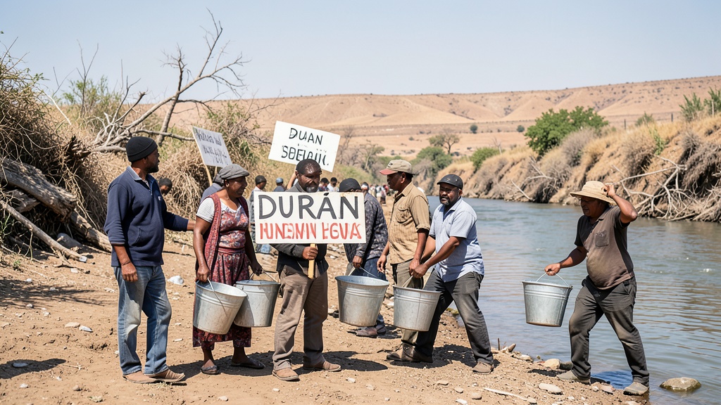 Protestas por falta de agua en Durán: habitantes marcharán el 12 de octubre
